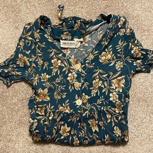 Caroline Wells Collection Vintage Dress in Teal size Medium